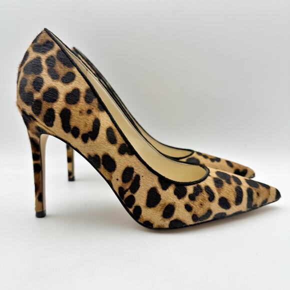 Nine West Womens Fresh Stiletto Pumps US 8 M EU 38.5 Leopard EUC - Picture 3 of 15